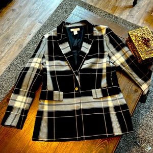 Black and White blazer